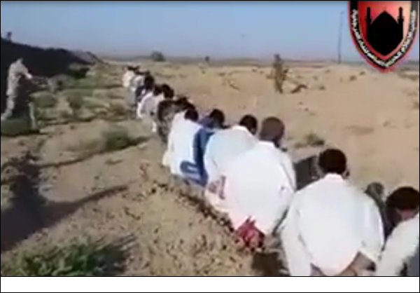 فيديو / الحشد الشعبي يعتقل العشرات من داعش في بيجي