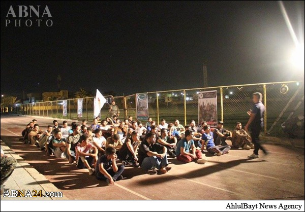 تقرير مصور/ أكثر من (320) طالباً جامعيّاً يشكلون فوج الامام الحسن (ع) في القادسية