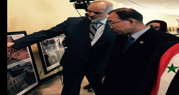 Photo exhibition highlighting terrorists’ systematic destruction of Syria’s heritage held at UN Headquarters