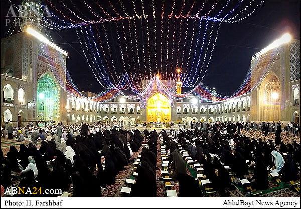 Photos: Reciting Holy Quran at Imam Reza (AS) Holy Shrine During Ramadan