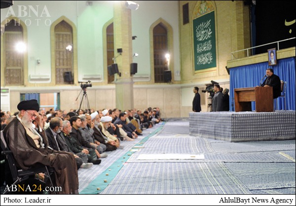 Photos: Leader Hosts Mourning Ceremony on Martyrdom Anniversary of Imam Ali (AS)