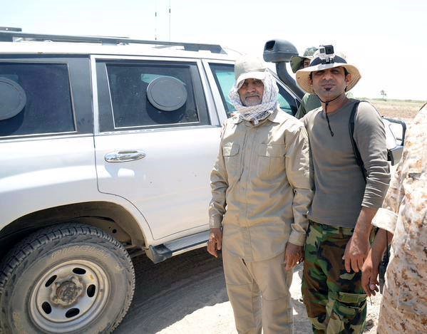 Photos: General Soleimani with Popular Mobilization Forces around Fallujah, Iraq 