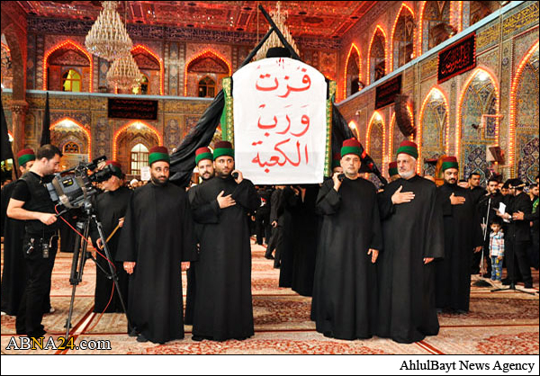 بالصور / العتبة الحسينية المقدسة تقيم مجلس عزاء بذكرى استشهاد أمير المؤمنين (ع)