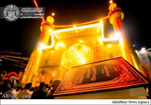 بالصور / احياء الليلة الحادي والعشرين من شهر رمضان في مرقد الإمام علي (ع) 
