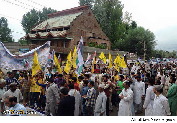 کشمیر میں عالمی یوم القدس پر احتجاجی ریلیاں