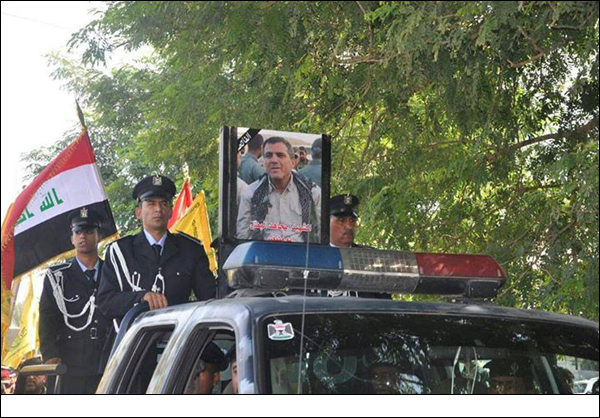 تشييع الشهيد والقيادي في الحشد الشعبي "ابو منتظر المحمدواي"؛صور