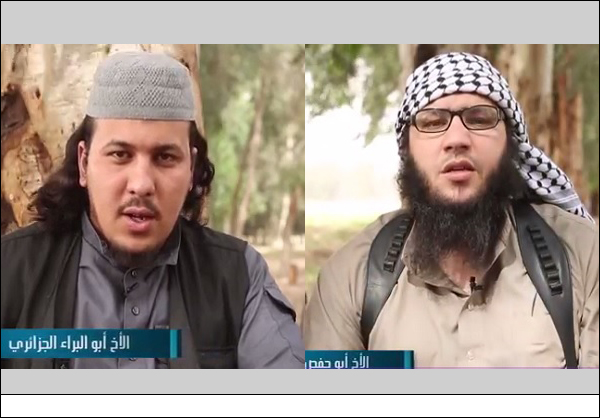 داعش يبث فيديو ويهدد فيه الجزائر بالحرب