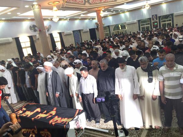 تشييع الشهيد الشّاب قاسم محسن إلى مثواه الأخير في مقبرة بلدته العكر + صور