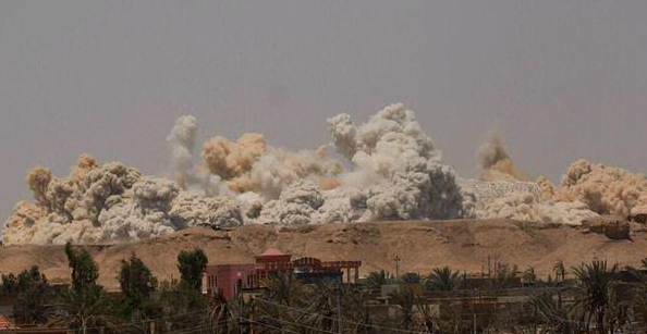 ISIS militants bomb Olympic Stadium in Ramadi, Iraq