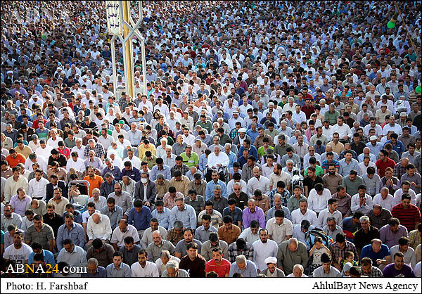 Eid al-Fitr prayer hold at Imam Ridha holy shrine in Mashhad in Pictures
