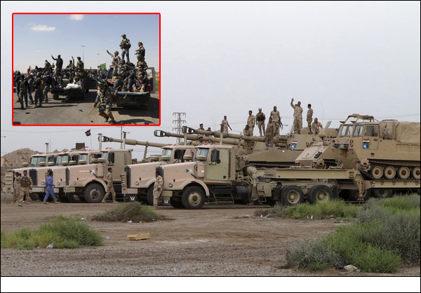 الحشد الشعبي والجيش يبدأن عملية عسكرية واسعة لتطهير المحور الشمالي الشرقي للرمادي