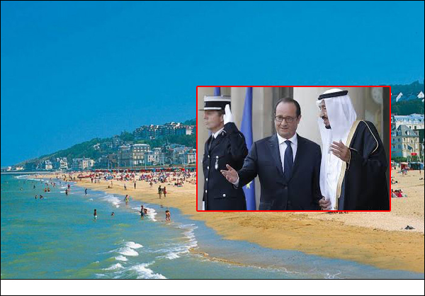 السلطات تغلق شاطئ للعموم خلال اجازة الملك السعودي في فرنسا