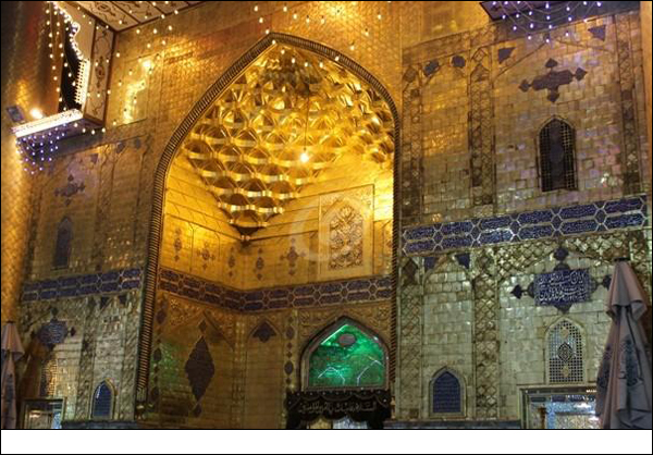  أحد الزائرين يعود بصره اليه بفضل كرامة أمير المؤمنين(ع) في النجف الأشرف+صورة