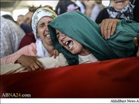 تصویری رپورٹ/ ترکی؛ ۳۱ جنازوں کو کیا الوداع