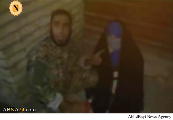 فيديو/ الحشد الشعبي يلقي القبض على انتحارية سعودية