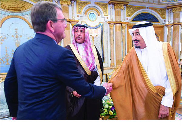 وزير الدفاع الأمريكي يقول إن الملك السعودي يزور واشنطن في سبتمبر