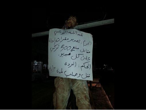 ISIS Fighters Crucify 17-Year-Old Boy in Syria + Pic