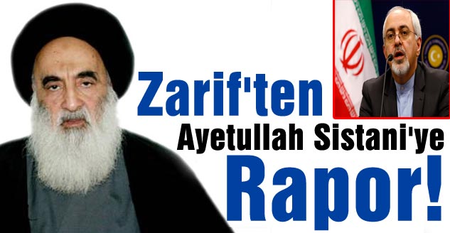 Zarif'ten Ayetullah Sistani'ye Ziyaret!
