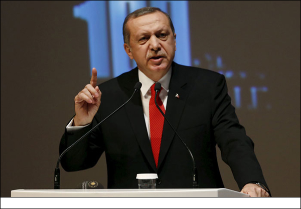 اردوغان يتهم السياسين الأكراد بالارهاب ويقول لا يمكن تحقيق السلام معهم