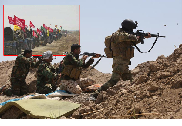 الحشد الشعبي يسيطر جنوب شرقي الأنبار ويقتحم الصوفية في الرمادي