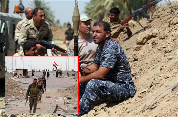 الحشد الشعبي يحقق تقدما على المحور الشرقي للأنبار وتدمير موقع "كبير" لـ"داعش"