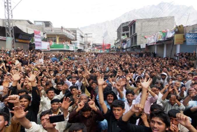 اسکردو، اسد عاشورا کے موقع پر آئی ایس او کے زیراہتمام منعقدہ مجلس عزا کی تصویری جھلکیاں