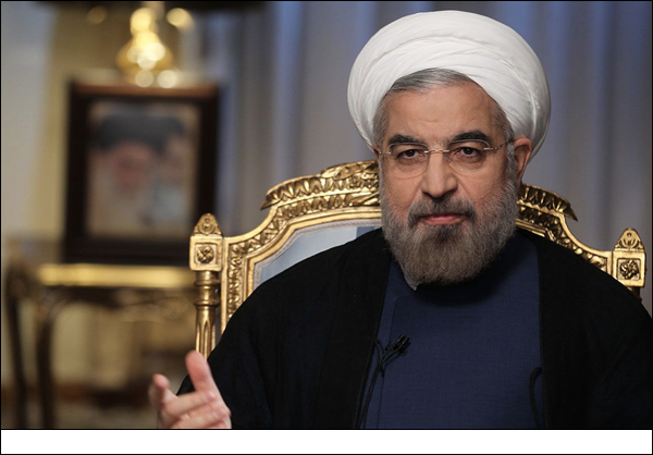 الرئيس روحاني: الشعب الايراني يحب السلام ويجعل المعتدي نادما على فعله