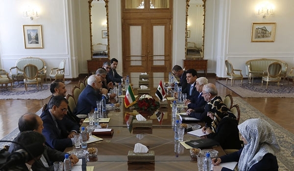  Foreign Ministers of Iran, Syria Discuss Bilateral Ties, Syrian Crisis