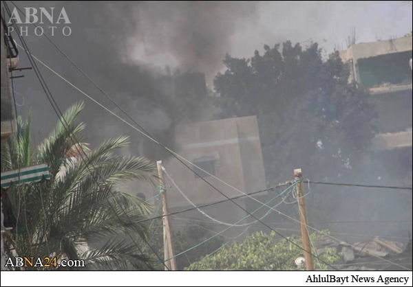 انفجار ضخم يسفر عن مقتل وإصابة 34 وتدمير 8 منازل في قطاع غزة+صور
