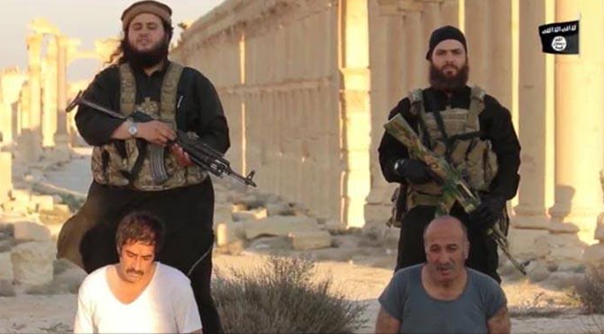 Türkiye'nin serbest bıraktığı IŞİD'ci infaz videosunda / Foto