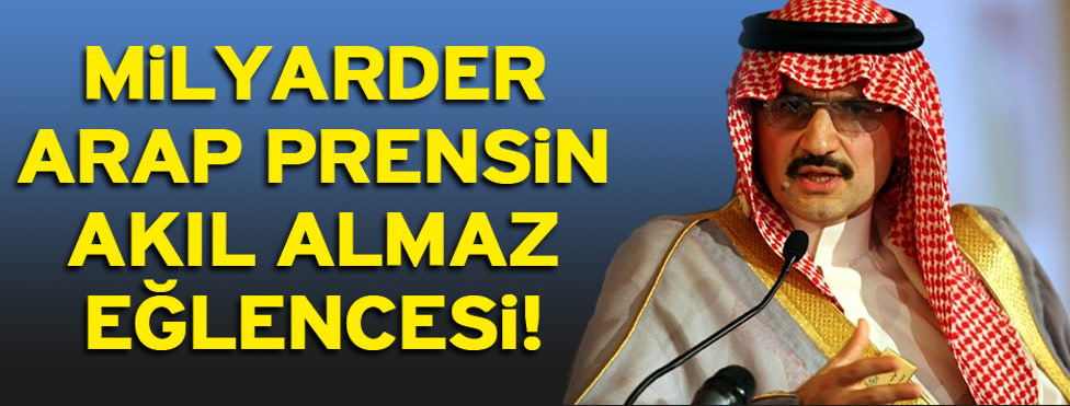 Milyarder Arap prensin akıl almaz cüce eğlencesi!