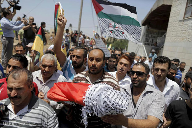 فلسطین میں 18 ماہ کے شہید بچے کا باپ بھی شہید ہوگیا
