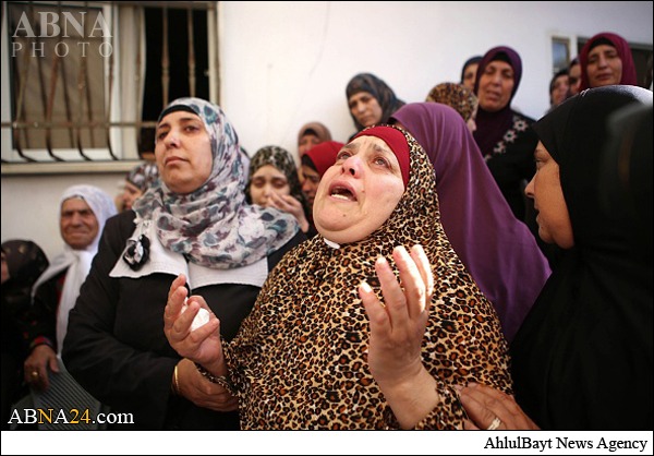تصویری رپورٹ/ شہید طہ کا فلسطین میں جلوس جنازہ