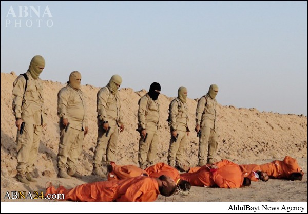 تقرير مصور/ إعدام جماعي على يد داعش التكفيري في صلاح الدين