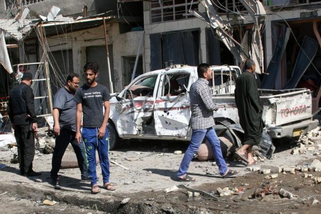 استشهاد وإصابة 50 شخصاً في تفجير السوق الشعبي شرق بعقوبة