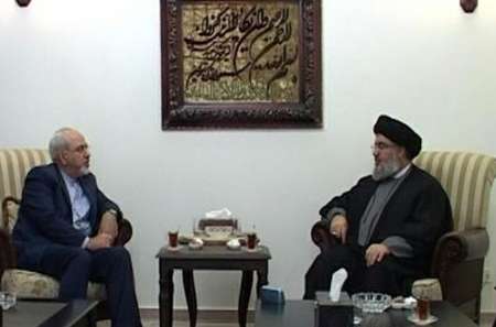 ایران کے وزیر خارجہ کی حزب اللہ کے سکریٹری جنرل سے ملاقات