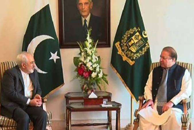 ایران کے وزیر خارجہ کی پاکستان کے وزیر اعظم سے ملاقات