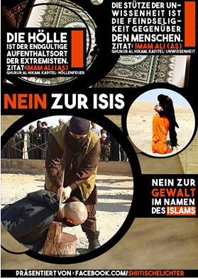 Zeichnung : NEIN ZUR ISIS !!