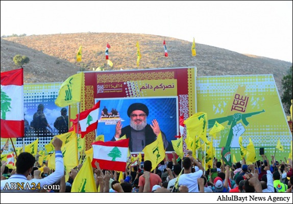 Fotostrecke: Rede von Sayyid Hassan Nasrallah anlässlich des Jahrestages des Sieges im 33-jährigen Krieg  