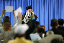İslam İnkılabı Rehberi Dünya Ehlibeyt (a.s) Kurultayı üyelerini kabul etti / Foto (1)