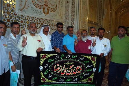 Group of Bahraini Martyr’s Families Attend in the Razavi Holy Shrine 