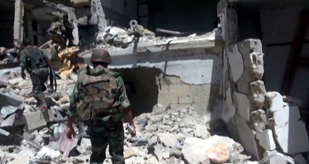 Syrian army kills terrorists, destroys their dens in different areas