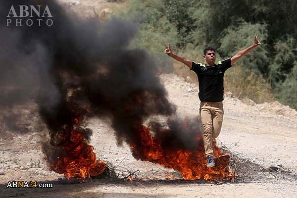 تصویری رپورٹ/ بیت اللحم میں فلسطینی مظاہرین کی سرکوبی