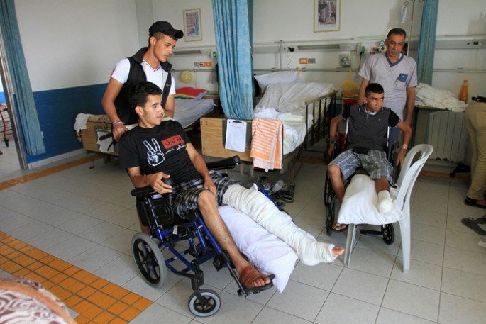 A thousand of Palestinian children suffer permanent disabilities