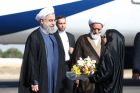 PräsidentRohani in Hamedaneingetroffen