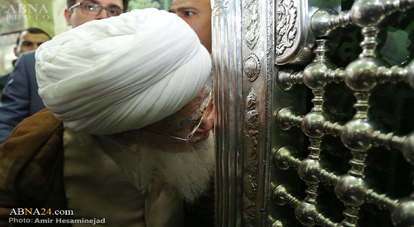 Ayetullah Safi Gulpaygani Hz.Masume’nin (s.a) Türbesinde / Foto