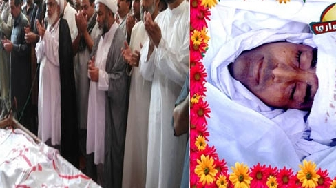 خیرپور: شہید ایڈوکیٹ امیر حیدر کی نمازہ جنازہ ادا کردی گئی،ہزاروں مومنین کی شرکت