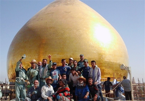 الانتهاء من بناء قبة مرقد الامامين العسكريين (ع) + صور