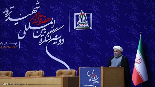 غاصب صیہونی حکومت ریاستی دہشت گردی کی واضح مثال ہے۔صدر حسن روحانی
