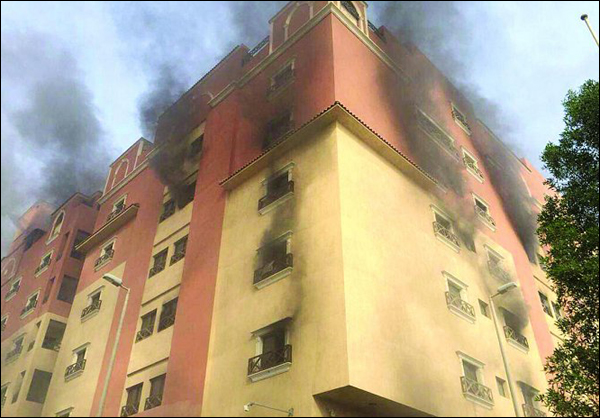 مقتل وإصابة 230 شخصا في حريق بمجمع سكني لموظفي نفط بالسعودية
